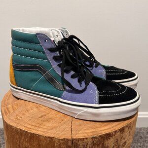 Vans Sk8-Hi Mix & Match | Cadmium Yellow/Tidepool | Men’s 8.5 / Women’s 10